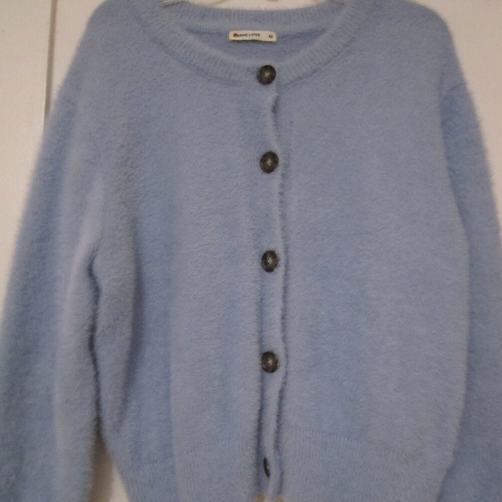 Marine Layer Arielle Cardigan in Blue Heron XS